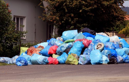 Advanced equipment used in demolition waste removal